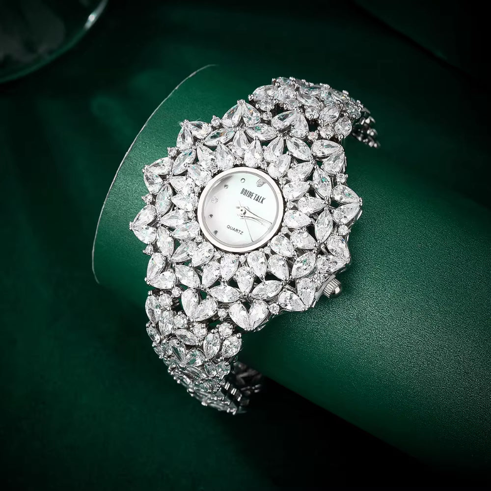 Rumi Luxe 016437 Women's Cubic Zircon Bracelet Watch